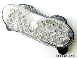 LED�e�[�����C�g �J���T�L ZR7S ZX6R J1/J2 ZX6R G1/G2 ZX900 ZX9R ZZR600 1998�N�`2007�N �N���A�����Y AP-TNTL032-CLEAR 2�� tail light