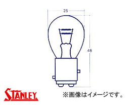 スタンレー/STANLEY ストップ/テールランプ・コーナリングランプ・ウインカーランプ用電球（ダブル球） 24V 25/10W A4887M 入数：10個 valve