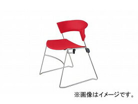 ナイキ/NAIKI ジロフレックス12/giroglex12 輸入チェアー レッド 12-3008-854 585×520×705mm Imported chair