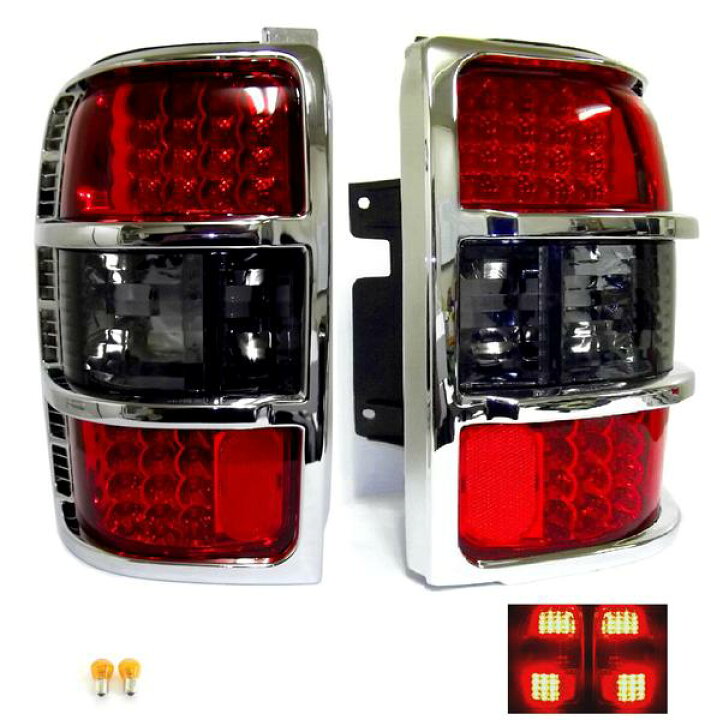 楽天市場】送料無料 三菱 パジェロ V20 V40 V50 系 リア LED スモーク 