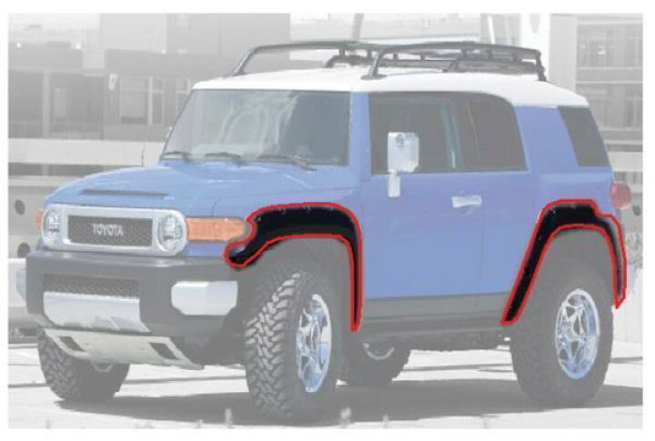 楽天市場】トヨタ FJ クルーザー 07y-12y ワイド オーバーフェンダー 1 
