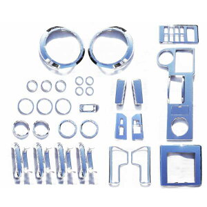 送料無料 新品トヨタ FJクルーザー 35PCS メッキインテリアKIT フル