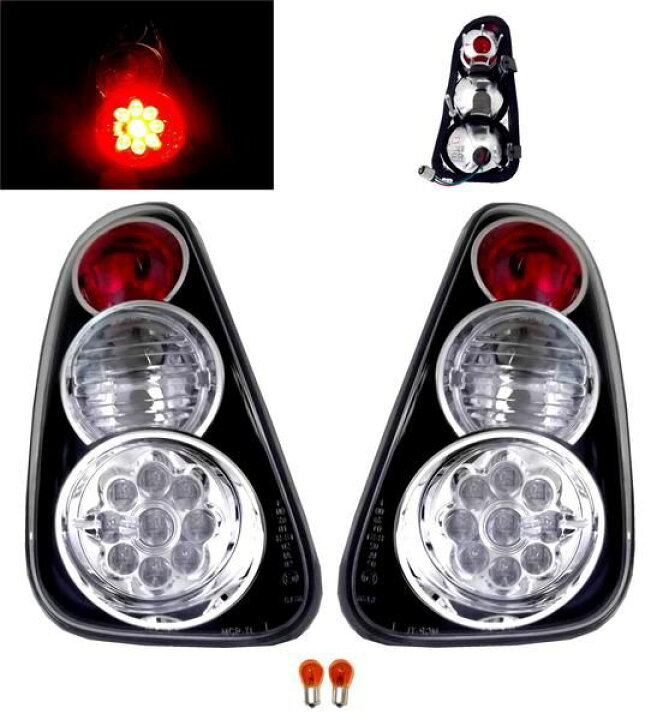 楽天市場】送料無料 MINI ミニクーパー R50 R52 R53 ブラック LED 