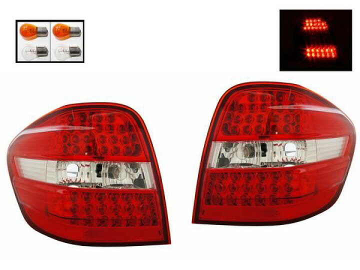 楽天市場】送料無料 メルセデス ベンツ Mクラス W164 リアLEDコンビ 