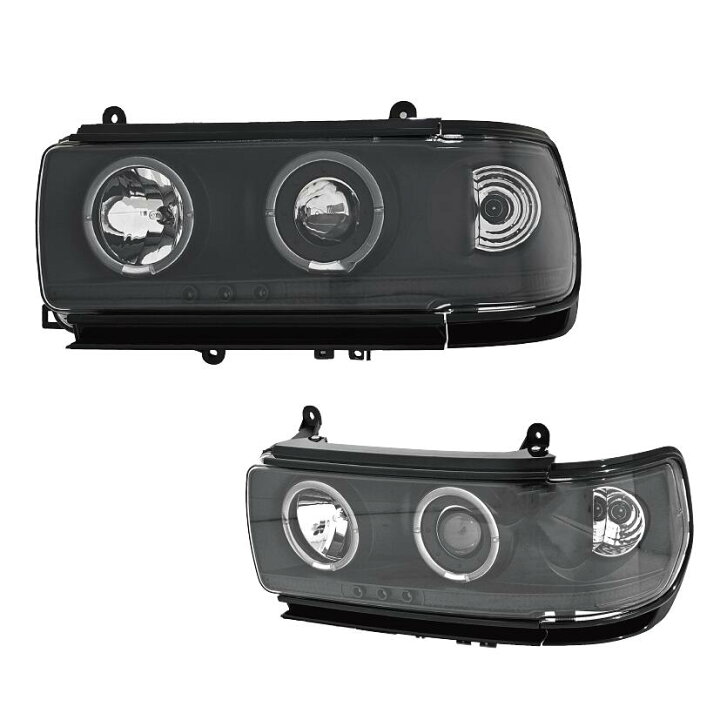 楽天市場】トヨタ ランクル 80 / 81 系 日本光軸仕様 ブラック LED 