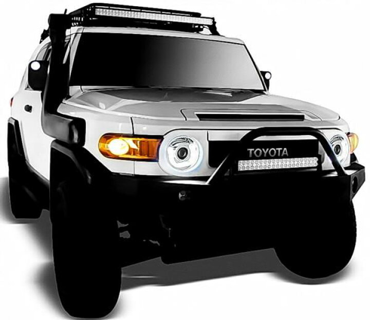 楽天市場】送料無料 トヨタ FJクルーザー LEDファイバークローム 