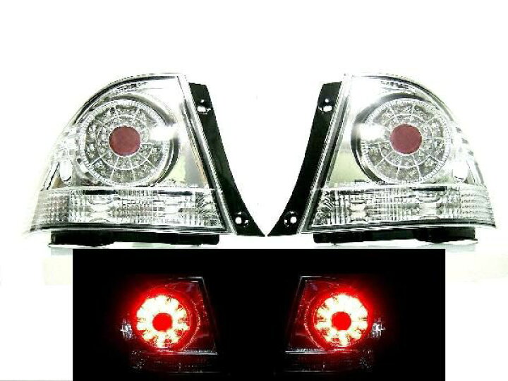 楽天市場】送料無料 トヨタ アルテッツァ 10系 LED 赤クリスタル 