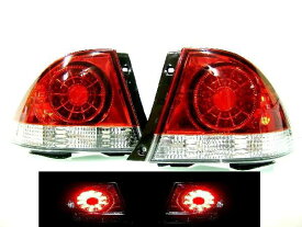 送料無料 トヨタ アルテッツァ GXE / SXE10系 クリアコンビ LEDテールランプ 左右SET テールライト リアテール クリア / 赤 丸灯 98y - 05y