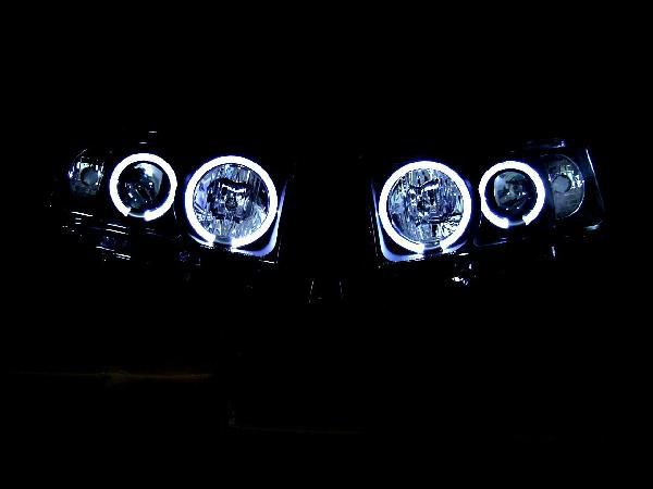 送料無料 トヨタ bB NCP30 31 35 30 系 前期 / 後期 日本光軸仕様 インナーブラック LEDイカリング付  プロジェクターフロントヘッドライト 左右 ヘッドランプ | AUTO PARTS JAPAN