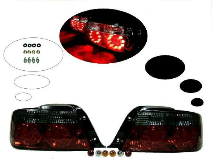 楽天市場】送料無料 トヨタ チェイサー 100系 LED スモーク コンビ  
