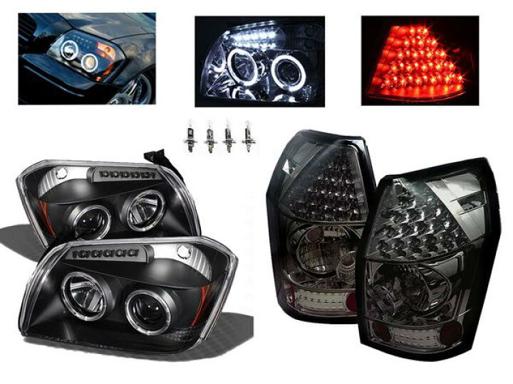 楽天市場】ダッジ マグナム インナーブラック LEDイカリング ヘッド 