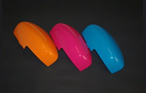 シュピーゲル純正色塗装済 ドアミラーカバー マツダ フレアクロスオーバー MS31S/MS41S LEDサイドターンランプ無 パッションオレンジ