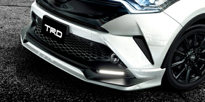 楽天市場】TRD ティーアールディーTRD CHR フロントスポイラー(LED付 