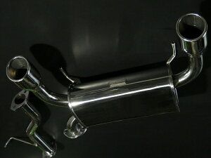 GTカープロデュースキャリー DA63T タイプW オールステンレスマフラー 左右2本出し 9/10型 (車体番号680001〜)