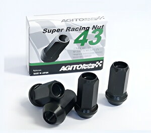 �A�M�gAGITO Super Racing Nut L43 ��ђʃ��[�V���O�i�b�g(�N���������u�f���|)M12xP1.25 4�{