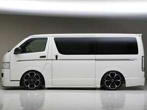 エセックスCRS シーアールエス ハイエース 200系 ピンストライプ シルバー