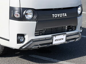 エセックスハイエース 200系 4型以降 標準ボディ フロントバンパーガード カーボンレイヤー【個人宅発送不可】