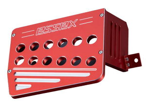 エセックスCRS シーアールエス ハイエース 200系 標準ボディ ES ビレットフットレスト レッド