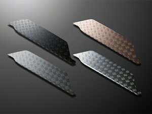 エセックスCRS シーアールエス ハイエース 200系 GL パワースライドドア無し車 アルミステップカバー セカンド LOW 左側のみ ブラック