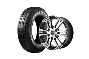 �t���b�N�X�n�C�G�[�X Delf06-17BP 17�C���`�z�C�[�� + NASCAR PLUS 215/60R17 109/107 LT�K�i(4�{�Z�b