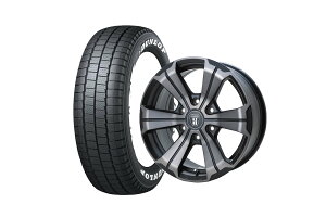 �t���b�N�X�n�C�G�[�X U-GRANDE17BR2-2MBC 17�C���`�z�C�[�� + DUNLOP W01 for WINTER 195/80R17