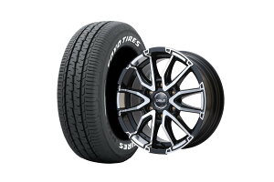 �t���b�N�X�n�C�G�[�X Delf06-18BP 18�C���`�z�C�[�� + TOYO TIRES H30 225/50R18 107/105 LT�K�i(4
