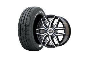 �t���b�N�X�n�C�G�[�X Delf01-18BPII 18�C���`�z�C�[�� + TOYO TIRES H30 225/50R18 107/105 LT�K�i(