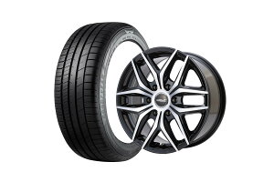 �t���b�N�X�n�C�G�[�X Delf01-18BPII 18�C���`�z�C�[�� + EAGLE RV-F02 225/50R18 99VXL(4�{�Z�b�g)