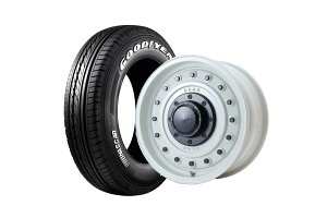 �t���b�N�X�n�C�G�[�X DEAN COLORADO MARGUERITE WHITE 16�C���`�z�C�[�� + NASCAR PLUS 215/65R1