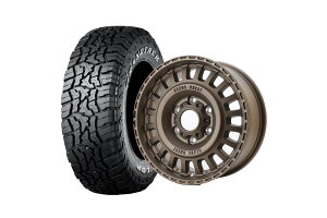 �t���b�N�X�n�C�G�[�X NEXUS CREST DESERT GOLD 16�C���`�z�C�[�� + GRANDTREK R/T01 215/65R16 1