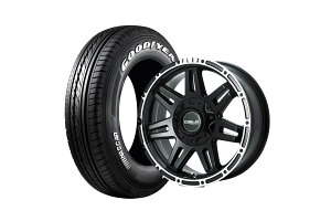 �t���b�N�X�n�C�G�[�X Delf04-17GB 17�C���`�z�C�[�� + NASCAR PLUS 215/60R17 109/107 LT�K�i(4�{�Z�b