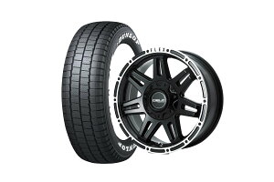 �t���b�N�X�n�C�G�[�X Delf04-17GB 17�C���`�z�C�[�� + DUNLOP W01 for WINTER 195/80R17 107/105