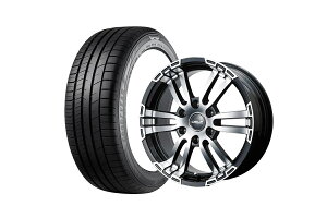 �t���b�N�X�n�C�G�[�X Delf02-18BP 18�C���`�z�C�[�� + EAGLE RV-F02 225/50R18 99VXL(4�{�Z�b�g)
