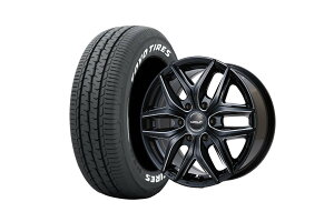 �t���b�N�X�n�C�G�[�X Delf01-18BMII 18�C���`�z�C�[�� + TOYO TIRES H30 225/50R18 107/105 LT�K�i(