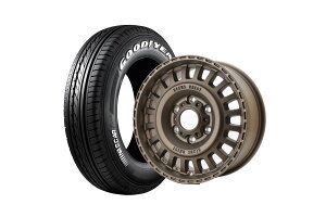 �t���b�N�X�n�C�G�[�X NEXUS CREST DESERT GOLD 16�C���`�z�C�[�� + NASCAR PLUS 215/65R16 109/1