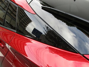 ビバリーオートプリウス ZVW50 カラードクオーターピラーパネル <3T7>エモーショナルレッド