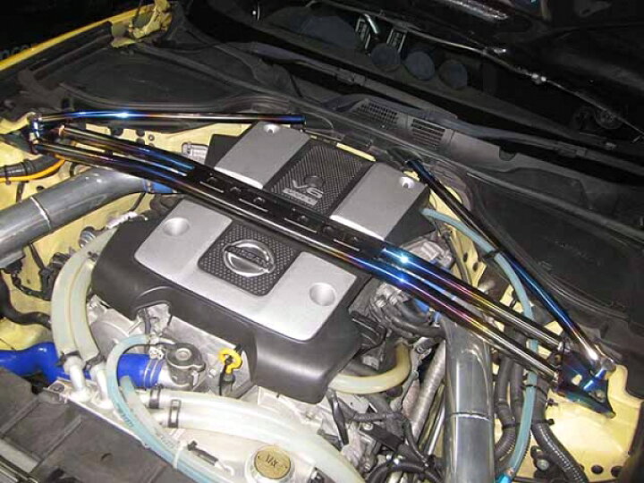 楽天市場】フジムラオートフェアレディZ Z34 オールチタンタワーバー