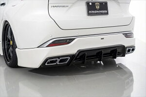 エイムゲインハリアー 80系 AIMGAIN SPORT リアハーフスポイラー ゴムモールカラー:ブラック