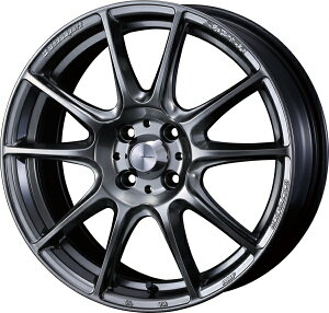 ウェッズWeds Sport ウェッズスポーツ SA25R 16インチ 6.5J +50 4穴 PCD100 PSB (プラチナシルバーブラック) ホイール 2本セット