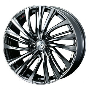 ウェッズLEONIS レオニス FS 18インチ リム幅7.0J インセット+47 5穴 PCD100 BMCMC (ブラックメタルコート/ミラーカット) ホイール 1本