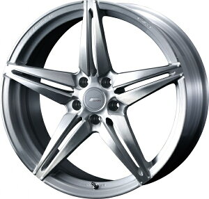 ウェッズエフゼロ F-ZERO FZ-3 18インチ リム幅7.5J インセット+45 5穴 PCD100 ブラッシュド ホイール 1本