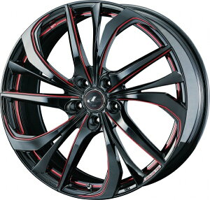 EFbYLEONIS IjX TE 20C` 8.5J CZbg+35 5 PCD114.3 BK/SC(RED) (ubN/SC}VjO bh) zC[ 2{Zbg