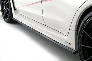 ダムドWRX S4/STI VAG/VAB サイドスカートエクステンション 塗装済 WRブルー・パール(K7X)