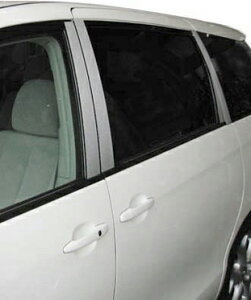 ハセプロマジカルカーボンシート トヨタ エスティマ50系ピラーセット フルセットVer.1(4P) バイザーカットタイプ ブラック