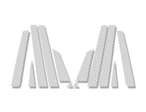 ハセプロマジカルカーボンシート トヨタ エスティマ50系ピラーセット(5P) シルバー