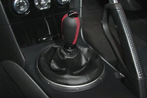 オートエクゼオートエクゼ AutoExe MAZDA3 BP系 MT車 シフトノブ 本革製 レッドステッチ