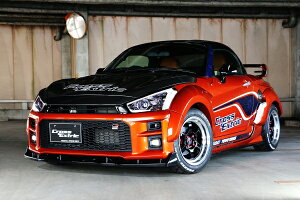 テイクオフコペン GR SPORT LA400K/LA400A CROSS Extric フロントアンダーリップ+サイドステップ+サイドアンダーフラップ+リアディフューザー FRP+カーボン製