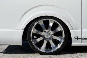 ギブソンハイエース 200系 スーパーロング ブラインドフェンダー ver.2 (フロント/リア) 塗装済 (2JZ) ノーブルパールトーニング2