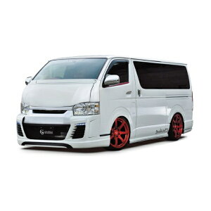 ギブソンハイエース 200系 4/5/6型 ワイドボディ ミドル GRAFAM Duo フロントバンパー 未塗装