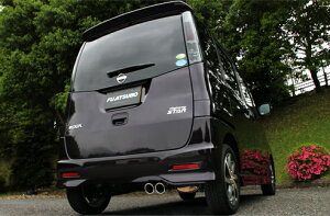 フジツボフジツボ FUJITSUBO マフラー A-K ルークス ML21S ルークス ハイウェイスター NA 2WD H21.12〜H25.03 DBA-ML21S K6A 70φ ラウンドスラッシュ(W